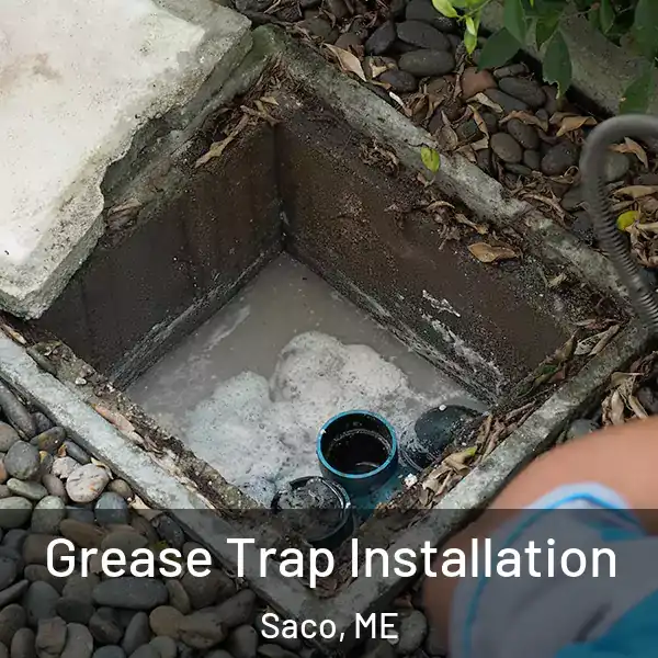  Grease Trap Installation Saco, ME
