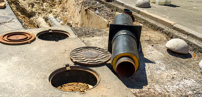 Lateral Sewer Line Replacement in Saco