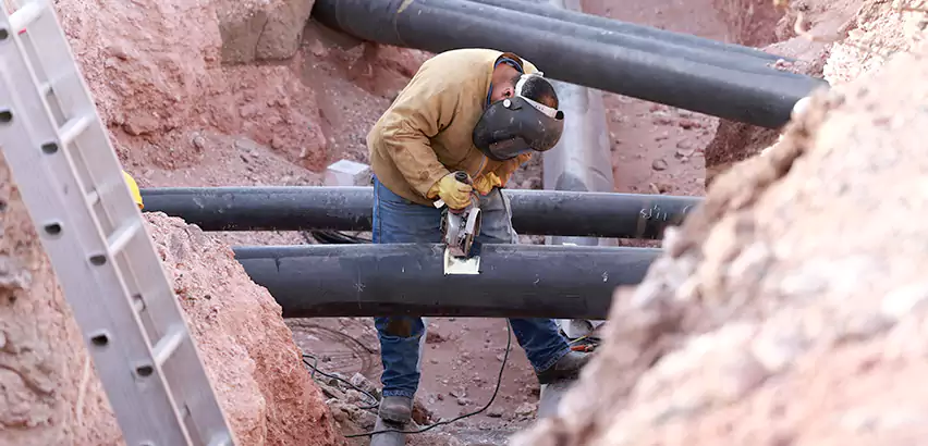 Cast Iron Sewer Pipe Replacement in Saco