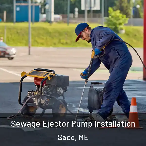  Sewage Ejector Pump Installation Saco, ME