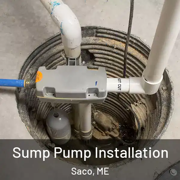  Sump Pump Installation Saco, ME